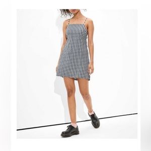 American Eagle Plaid Mini Dress - M